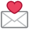 Love Letter emoji on HTC